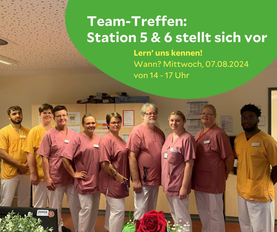 „Team-Treffen: Station 5 & 6 stellt sich vor“ – Helios Klinik Wesermarsch lädt interessierte Pflegekräfte ein