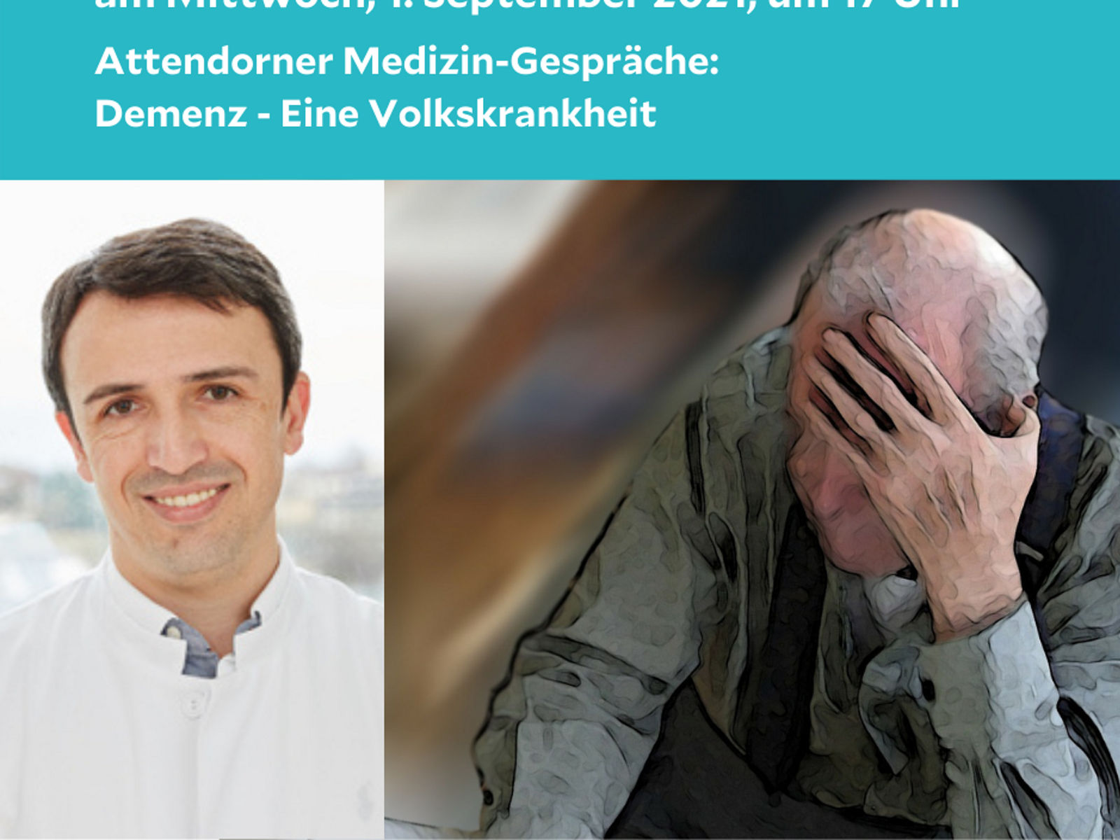 Attendorner Medizin-Gespräche 2021: Vortrag zum Thema Demenz erstmalig vor Ort und online