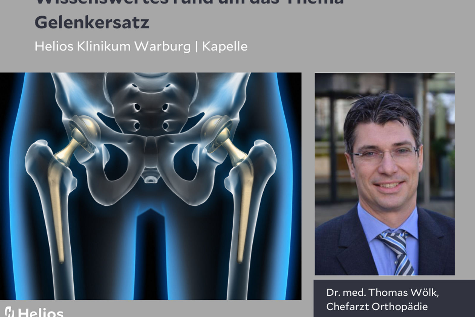 Wissenswertes rund um das Thema Gelenkersatz