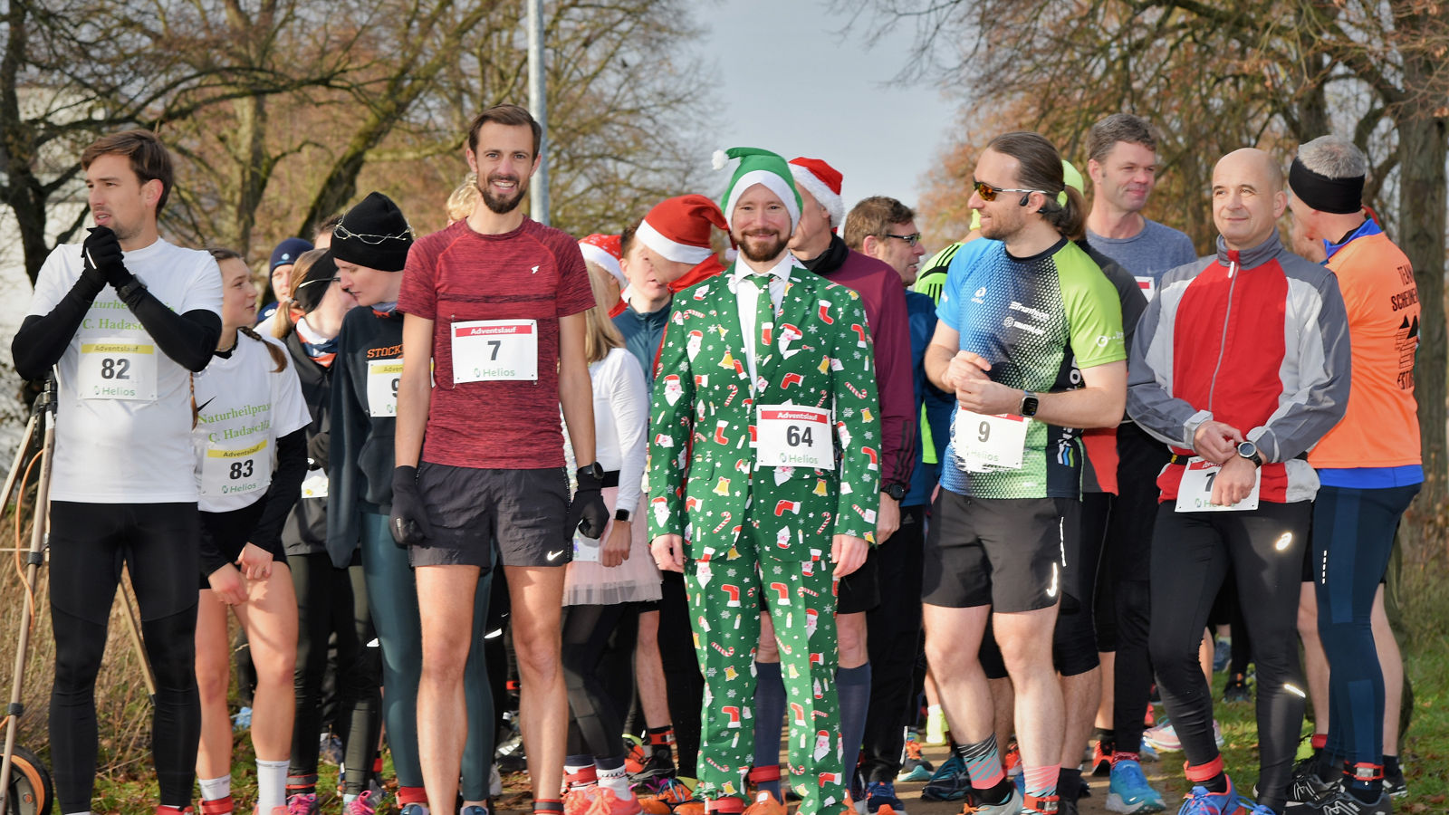 Freude über 127 Teilnehmer beim 4. Helios Adventslauf - 1.500 Euro für das DASEIN Hospiz