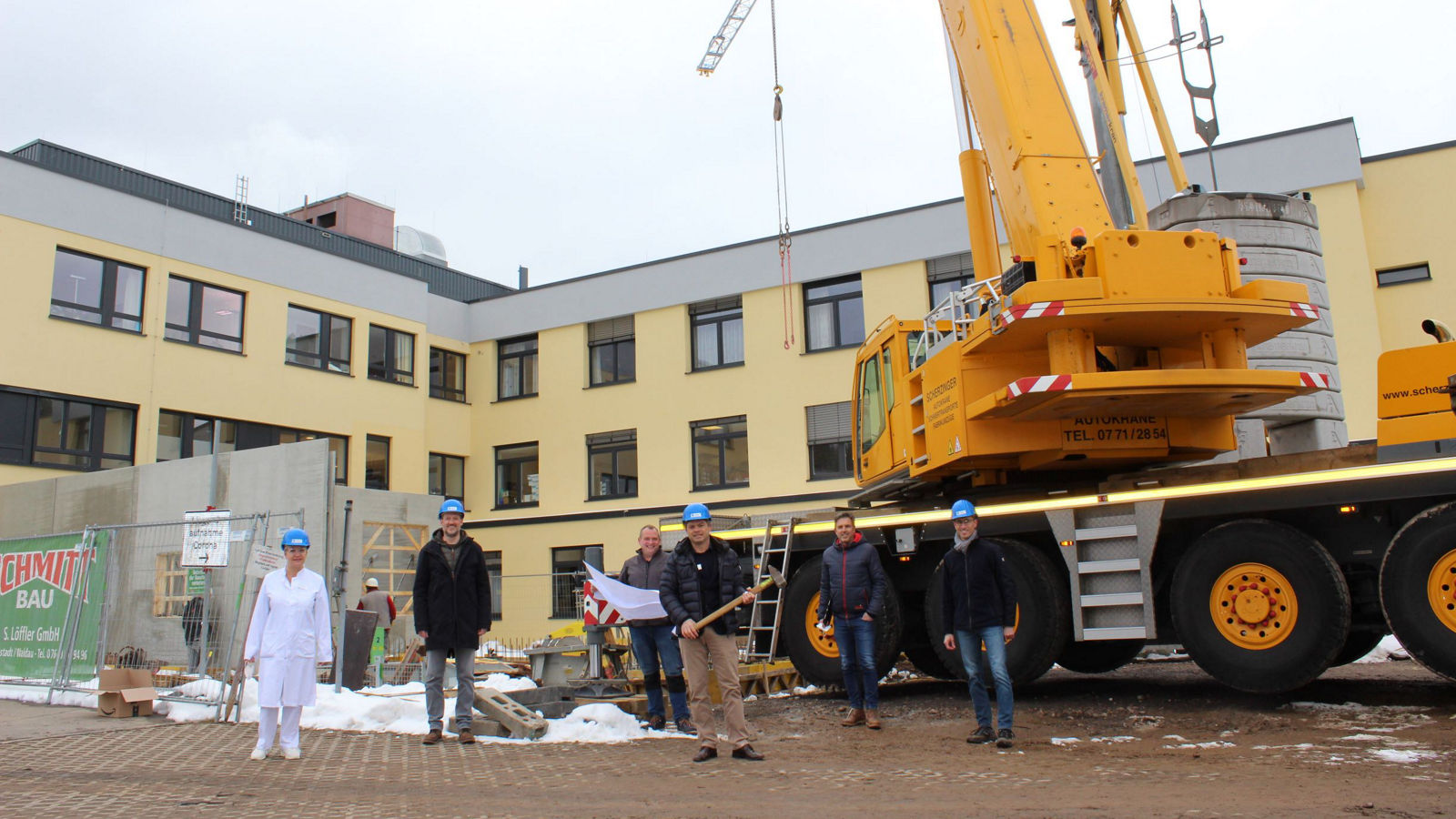 Spatenstich an der Helios Klinik