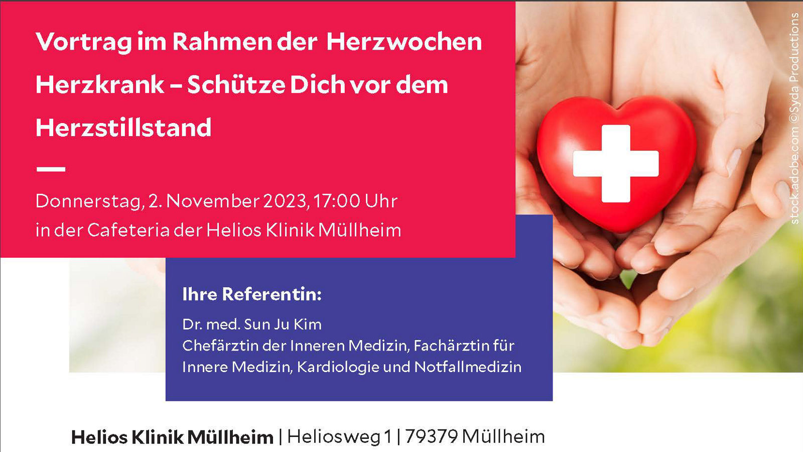 Herzkrank?  Schütze Dich vor dem Herzstillstand!