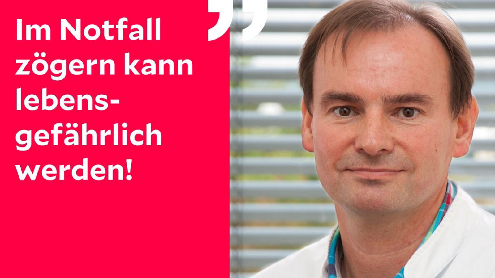 Aus Angst vor Ansteckung nicht in die Notaufnahme? 