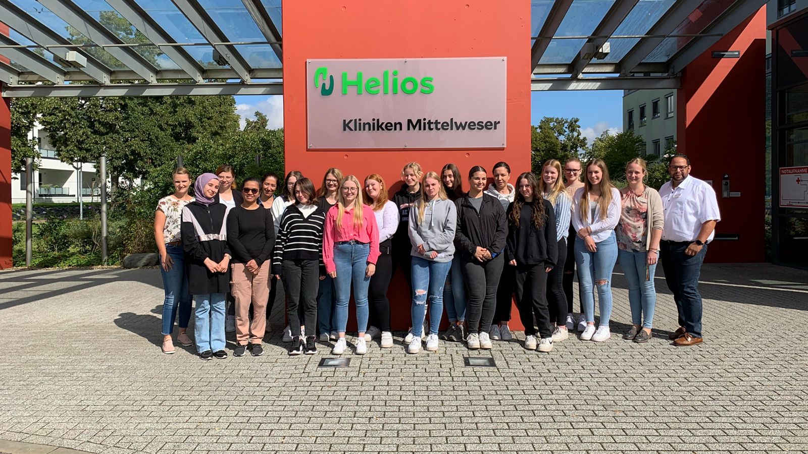 Ein neuer Kurs angehender Pflegefachleute geht an den Start