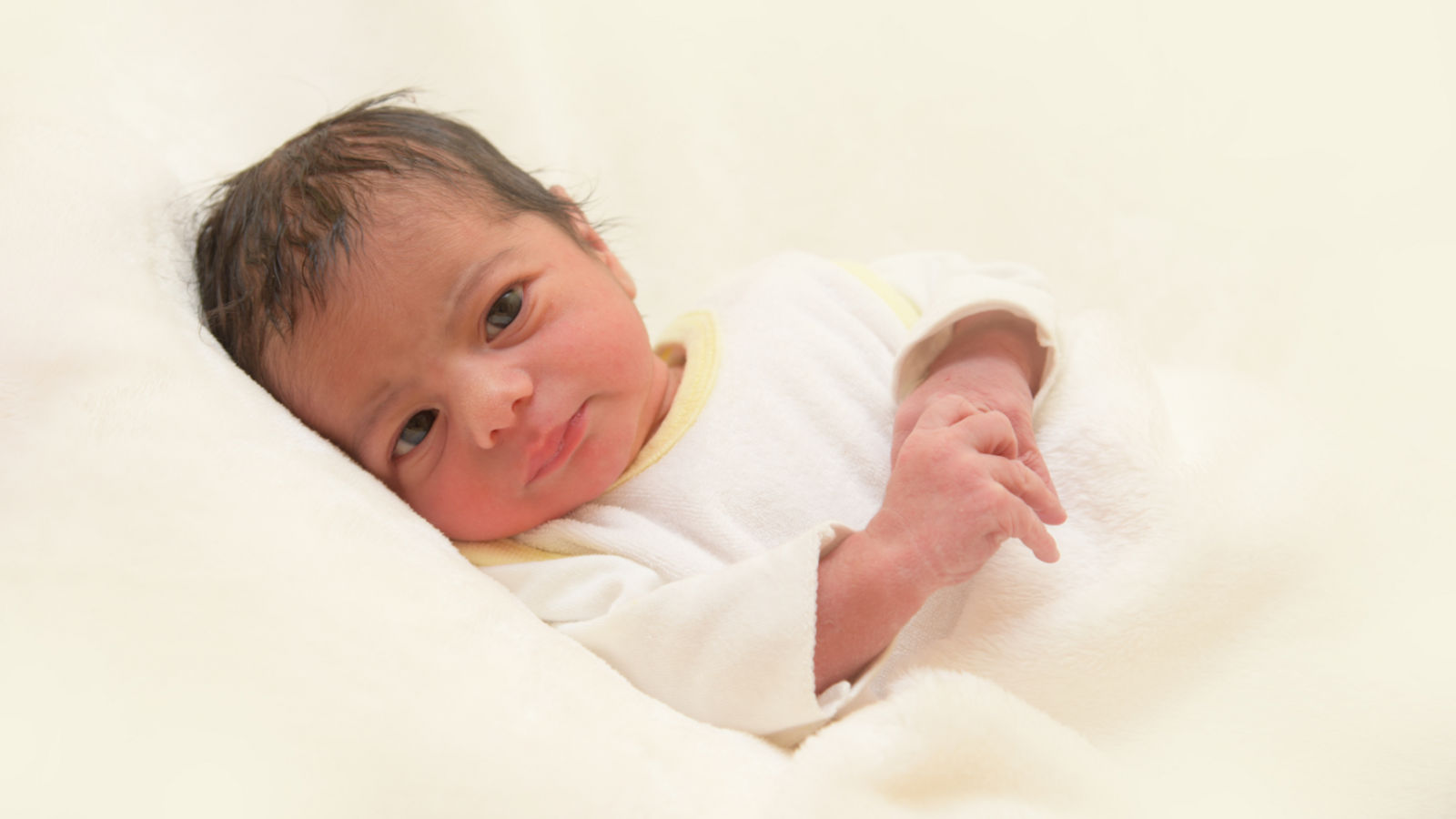 Das Neujahrsbaby des Helios Universitätsklinikum Wuppertals heißt Fidaa