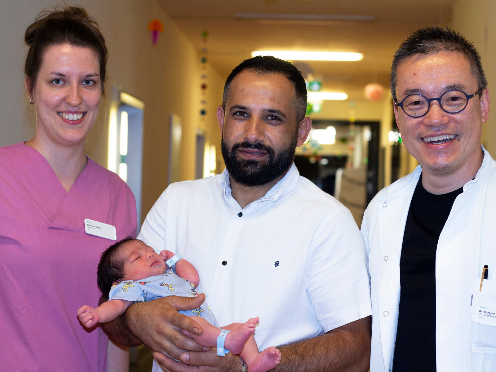 1.000. Geburt im Helios Klinikum Pforzheim: Alan macht das Familienglück komplett