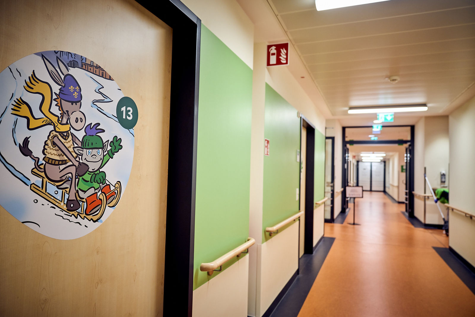 Neue Helios HSK: Flur Kinderklinik