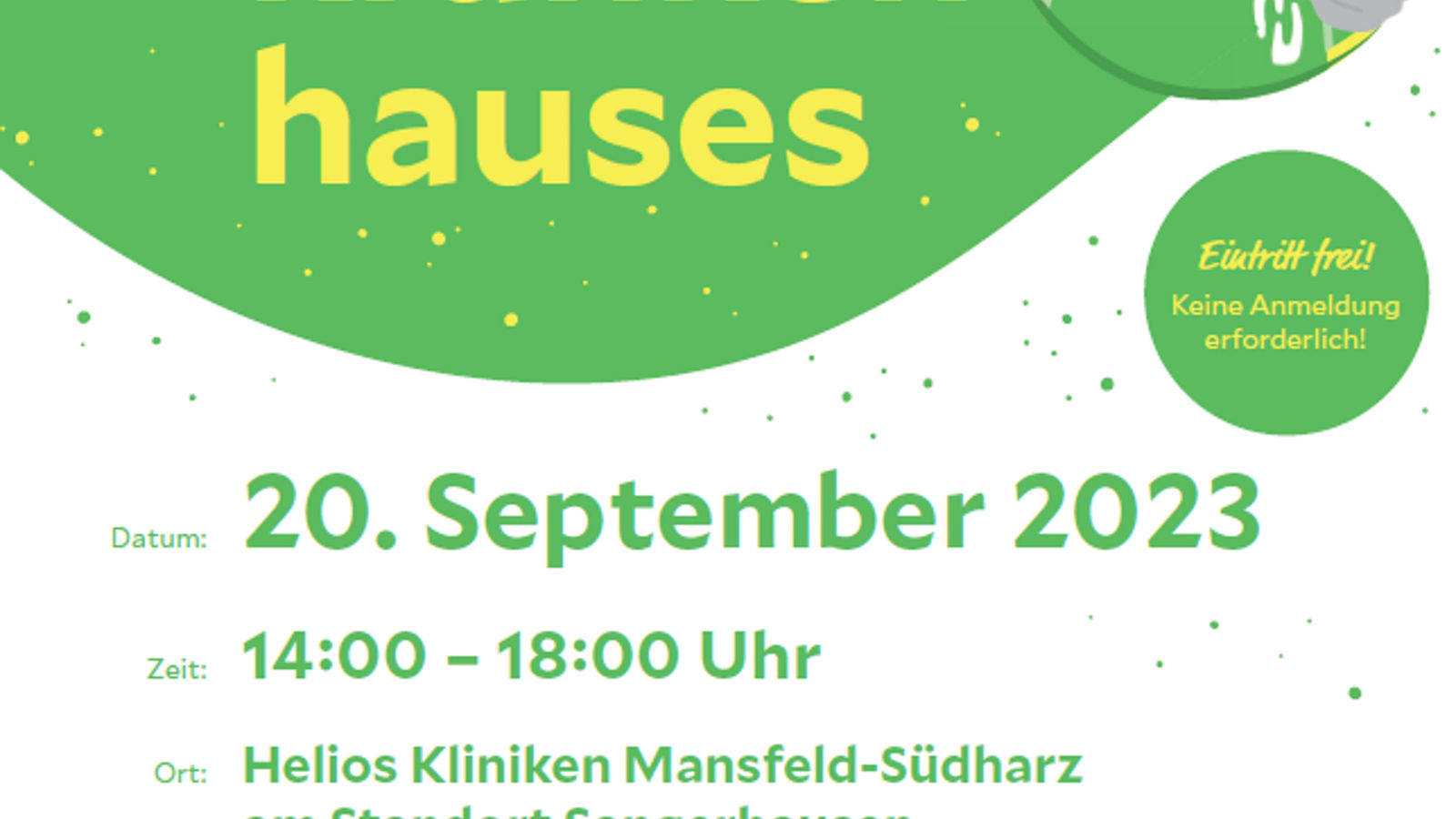 Ein Tag voller Spannung, Spaß und Information in den Helios Kliniken Mansfeld-Südharz!