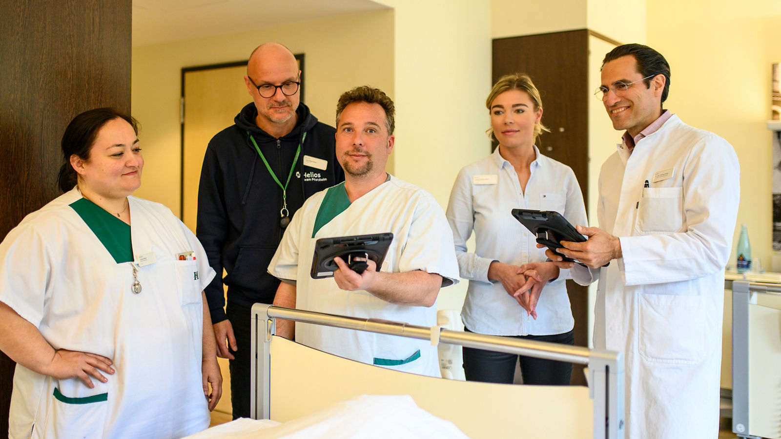 Mit dem iPad auf Visite