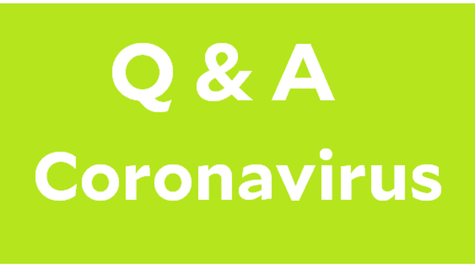 Q&A Coronavirus