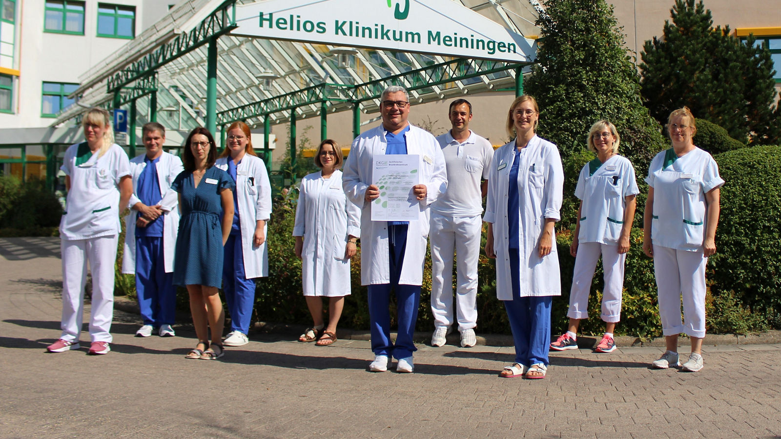 Zertifikat des Brustzentrums Suhl/Meiningen erneut verlängert 