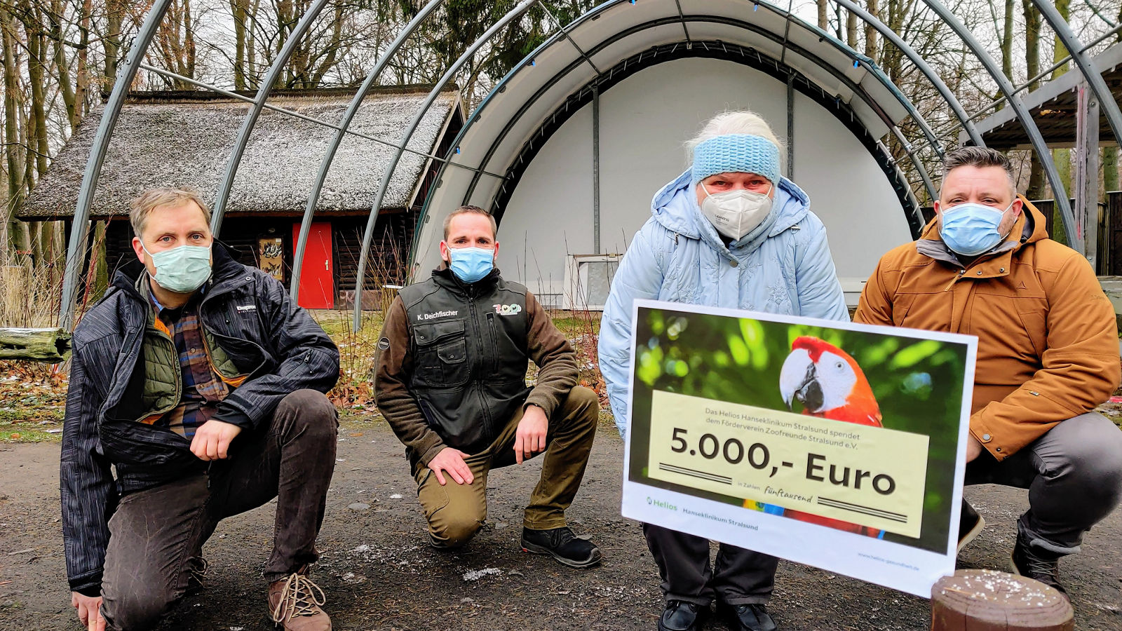 Hanseklinikum spendet 5.000 Euro für Stralsunder Zoo