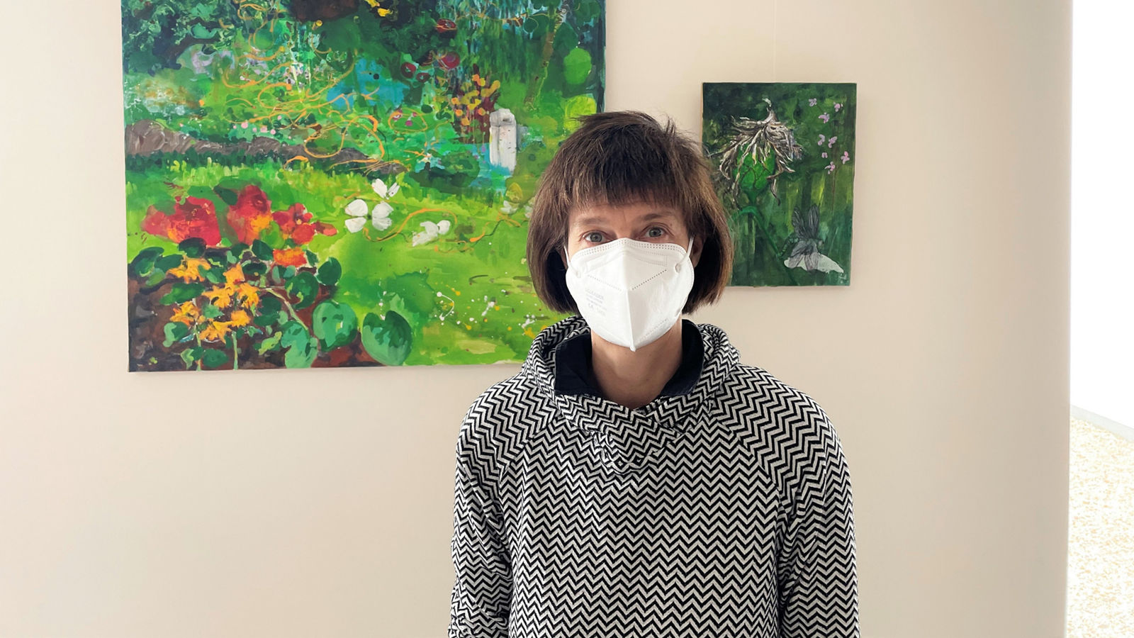 Kunstausstellung im Klinikum: Ganz schön viel grün 