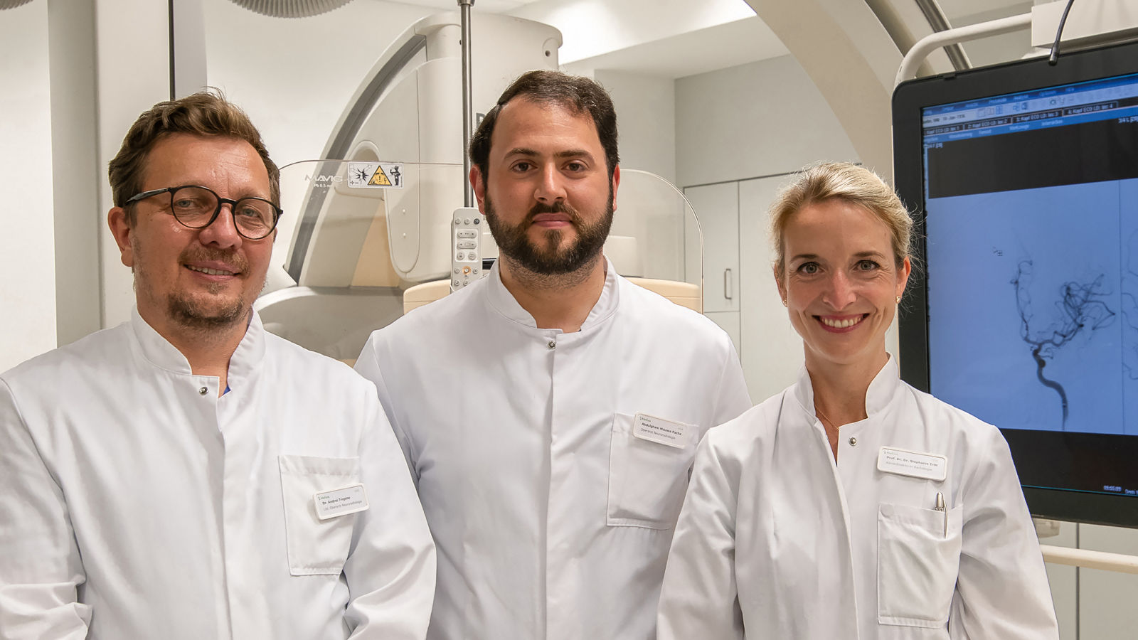 Erfolgreiche Zertifizierung des Instituts für Radiologie und Neuroradiologie als interventionelles Ausbildungszentrum