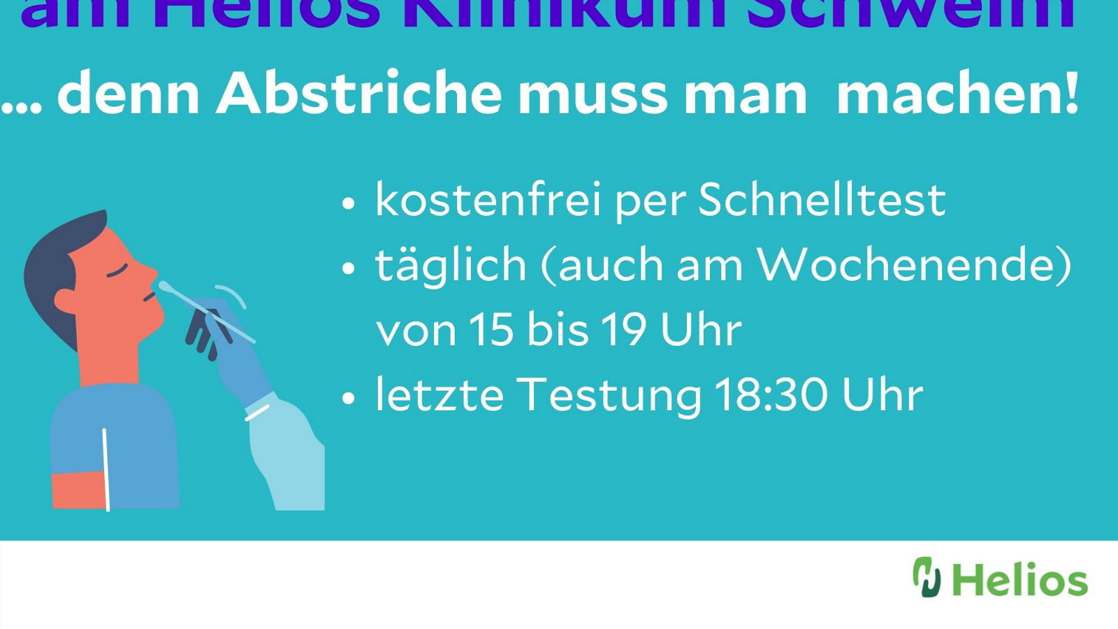 Registrierung Testzentrum
