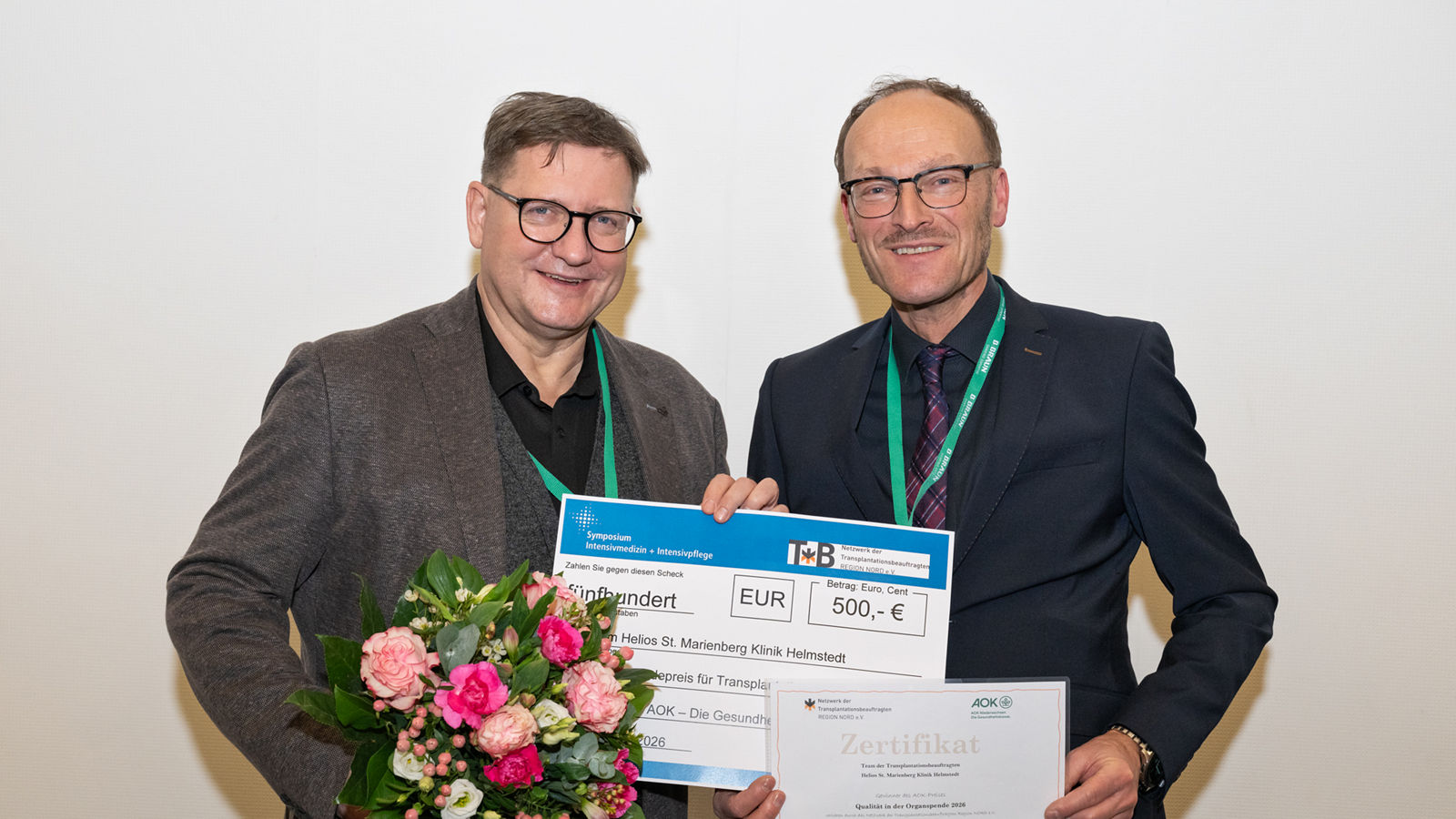 Organspende-Preis 2026: Helios St. Marienberg Klinik Helmstedt ausgezeichnet