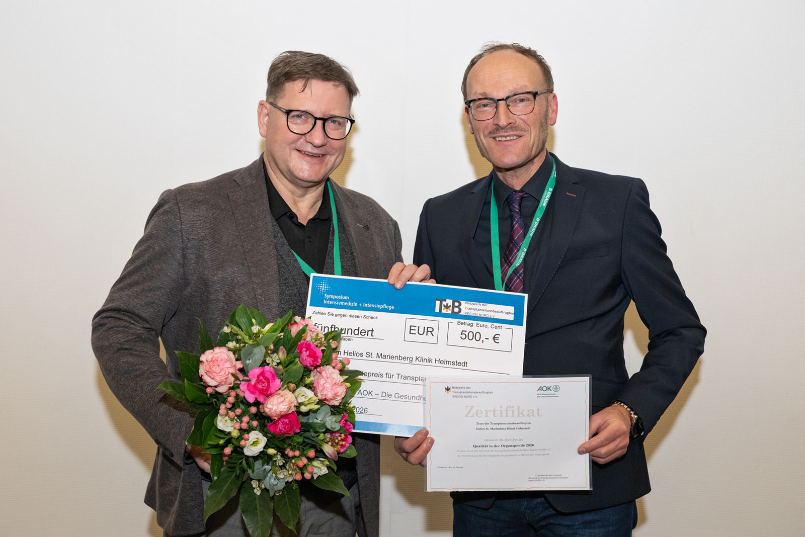 Organspende-Preis 2026: Helios St. Marienberg Klinik Helmstedt ausgezeichnet