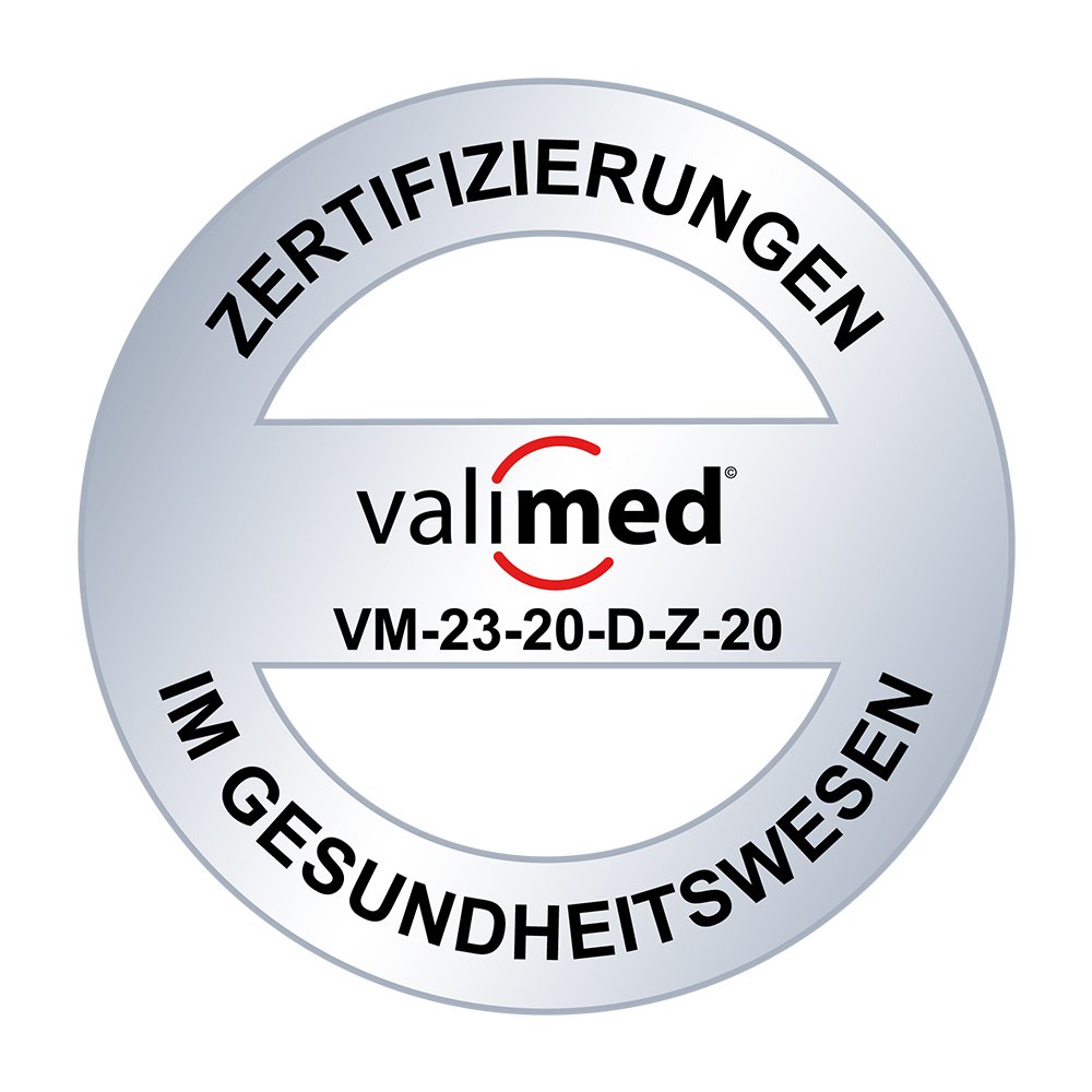 valimed - Siegel - Zertifizierung im Gesundheitswesen -23-20-D-Z-20