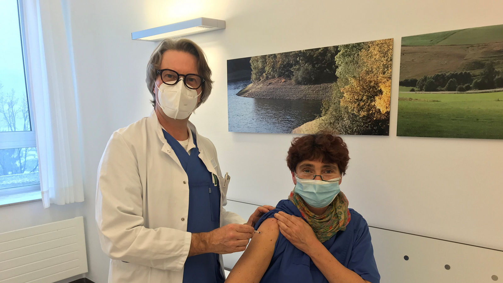 Impfstart an der Helios Klinik Attendorn