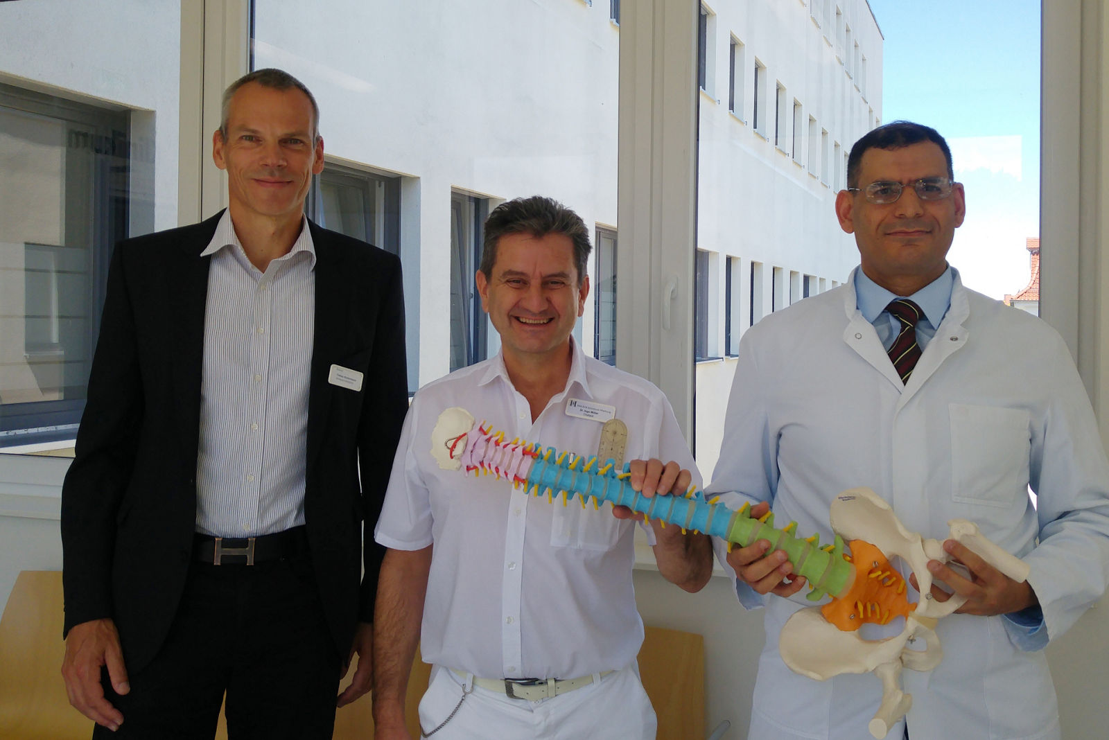 Wirbelsäulenfachmann an Bord