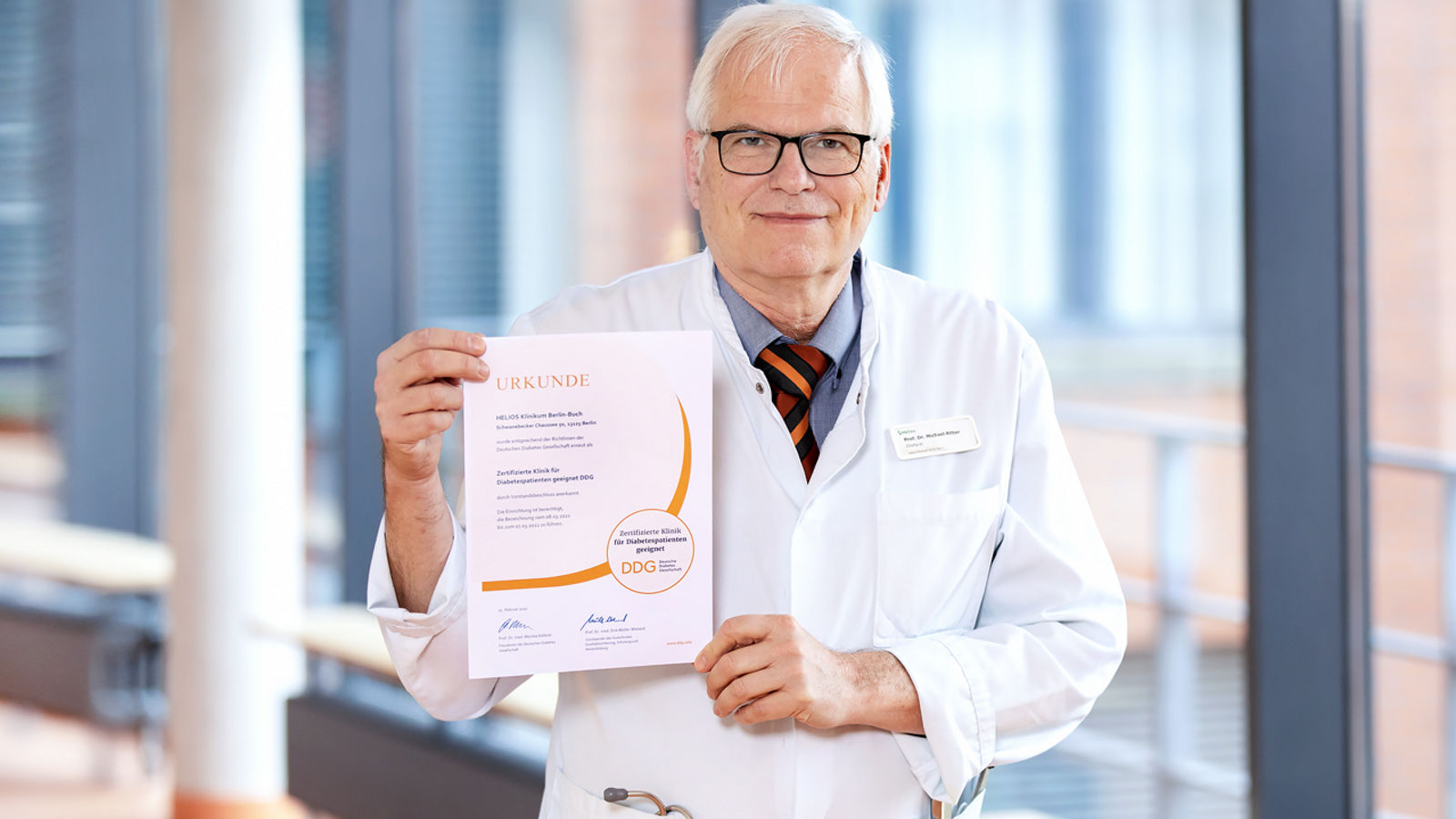 Ausgezeichnet: Bucher Diabetologie zertifiziert