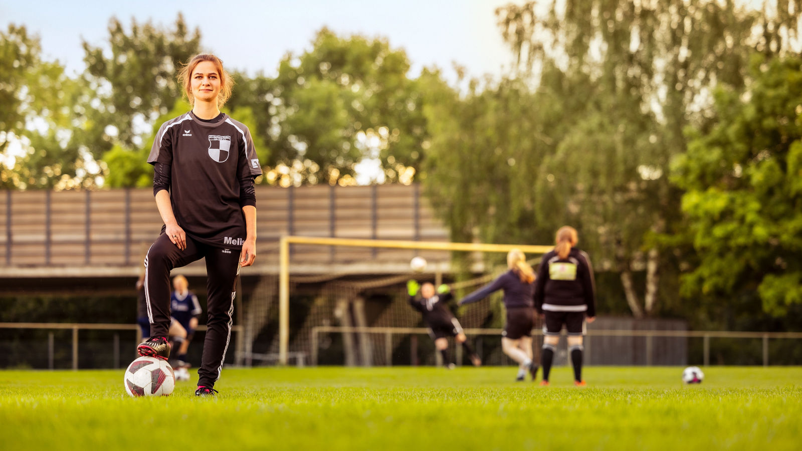 Von einer, die immer am Ball bleibt