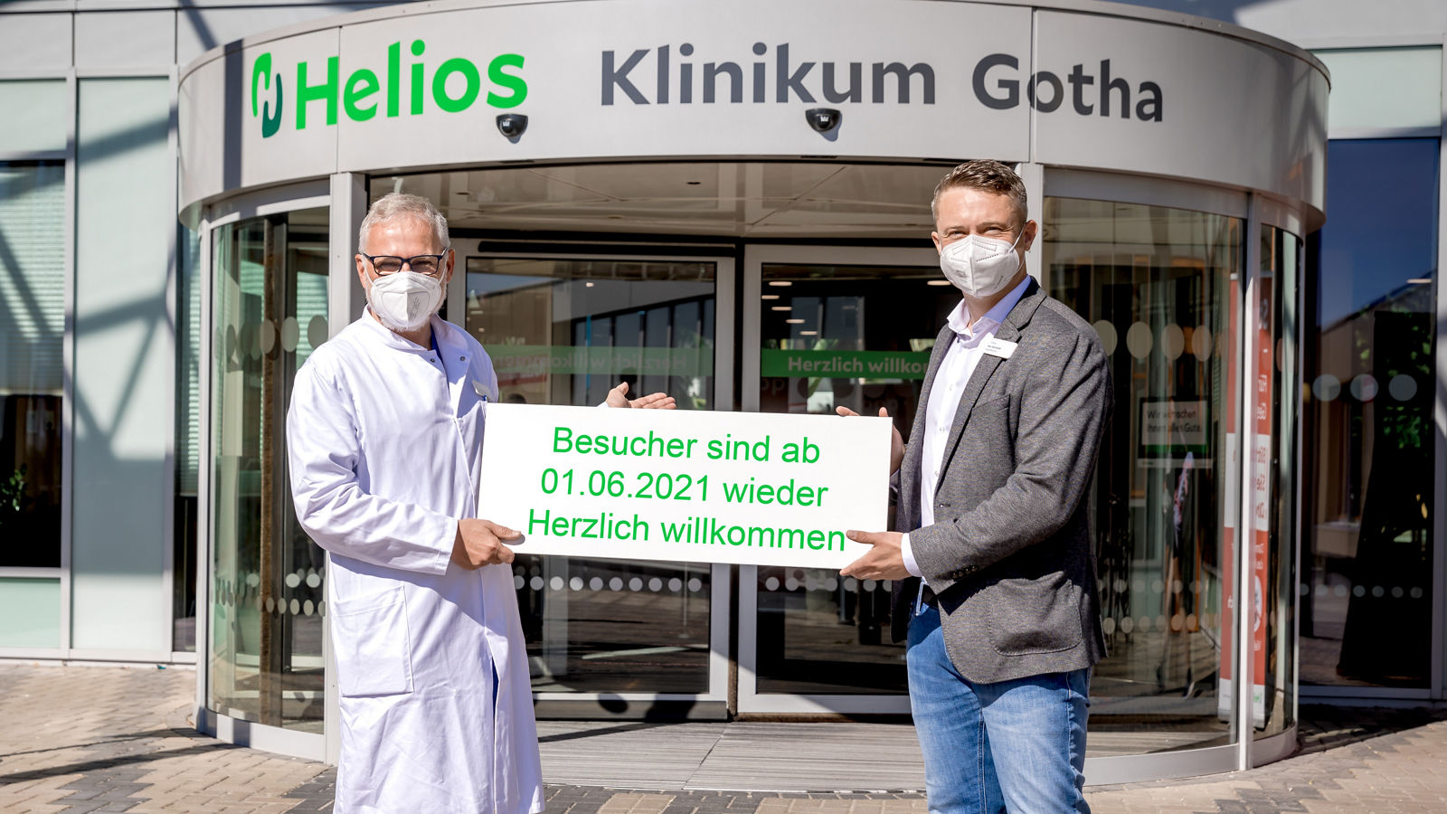 Lockerung der Besuchsregeln im Helios Klinikum Gotha