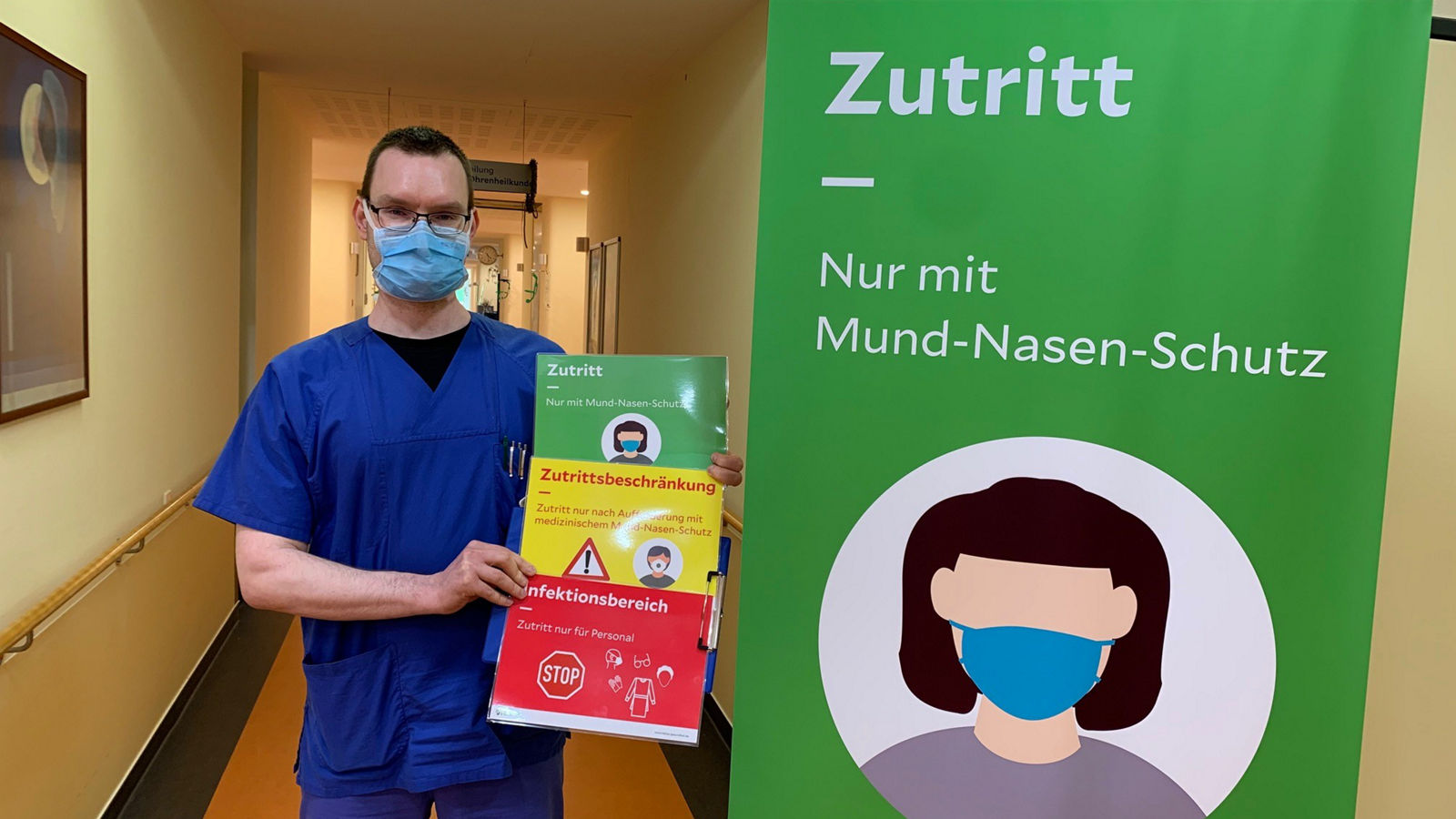 Für Ihre Sicherheit - die Klinik ist bunt - Warum?