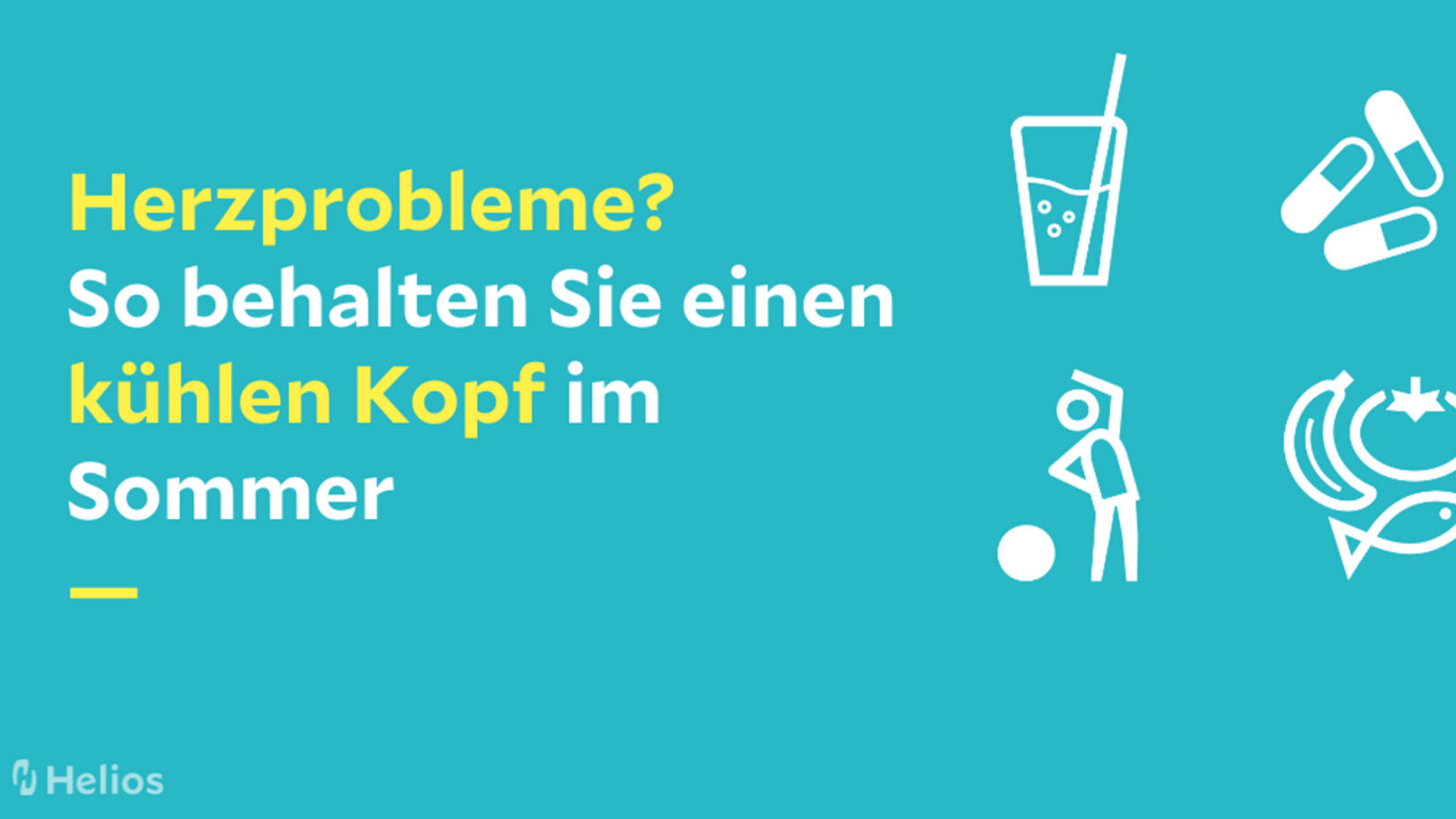 So behalten Herzpatienten einen kühlen Kopf im Sommer