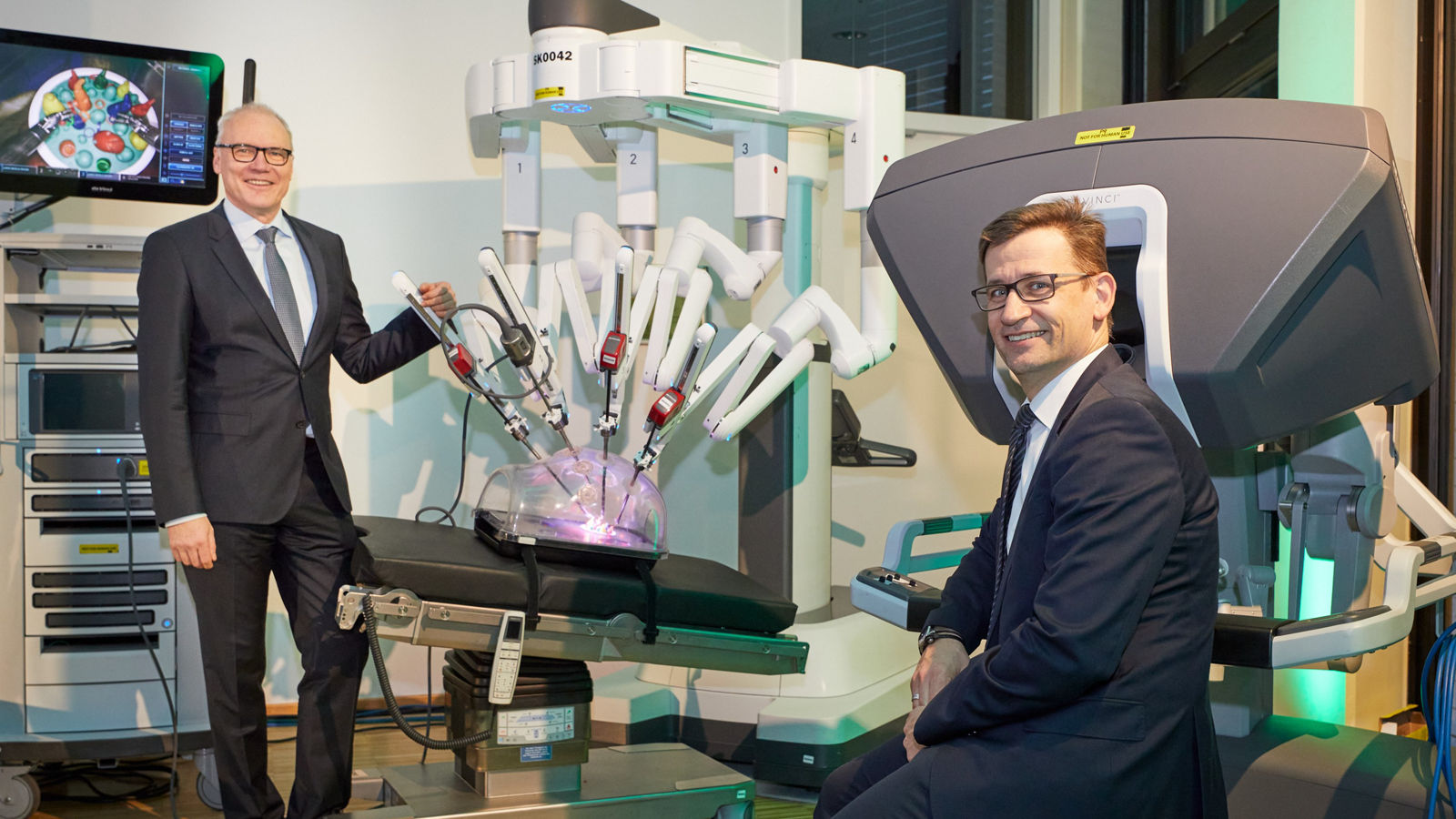 Operieren mit dem Roboter