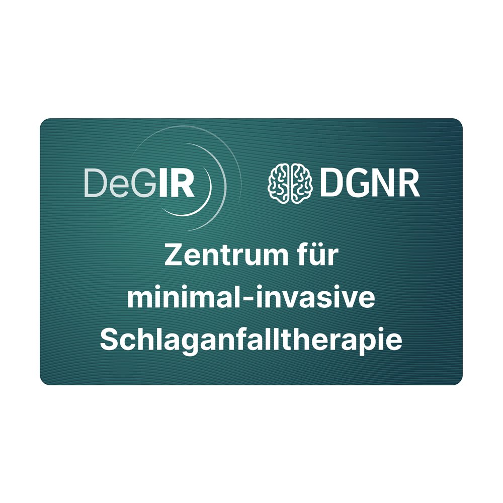 DeGIR DGNR Siegel – Zentrum für minimal-invasive Schlaganfalltherapie