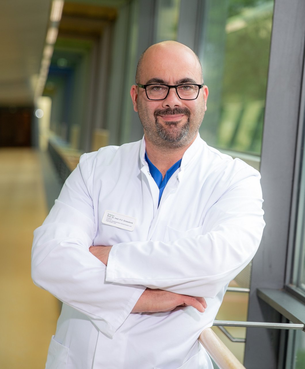 Erfurt , 080623 , Helios Klinikum Erfurt , Zertifizierung Zertifikate Intensivmedizin ECMO , Prof. Dr. Heinrich Groesdonk 
Foto: Bild13/Helios Kliniken