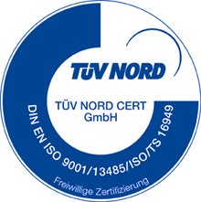 Zertifikat TÜV-Nord