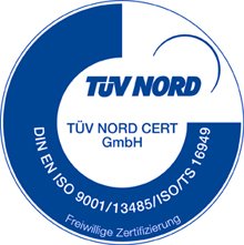 Zertifikat TÜV-Nord