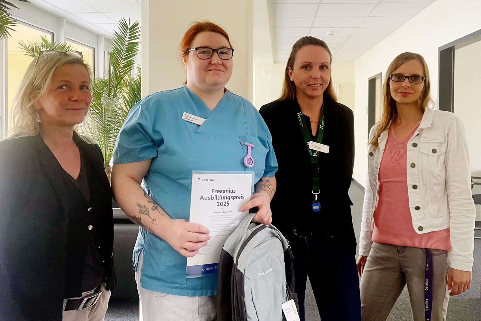 Bestnote 1,0: Fresenius Ausbildungspreis für Salina Buchmann