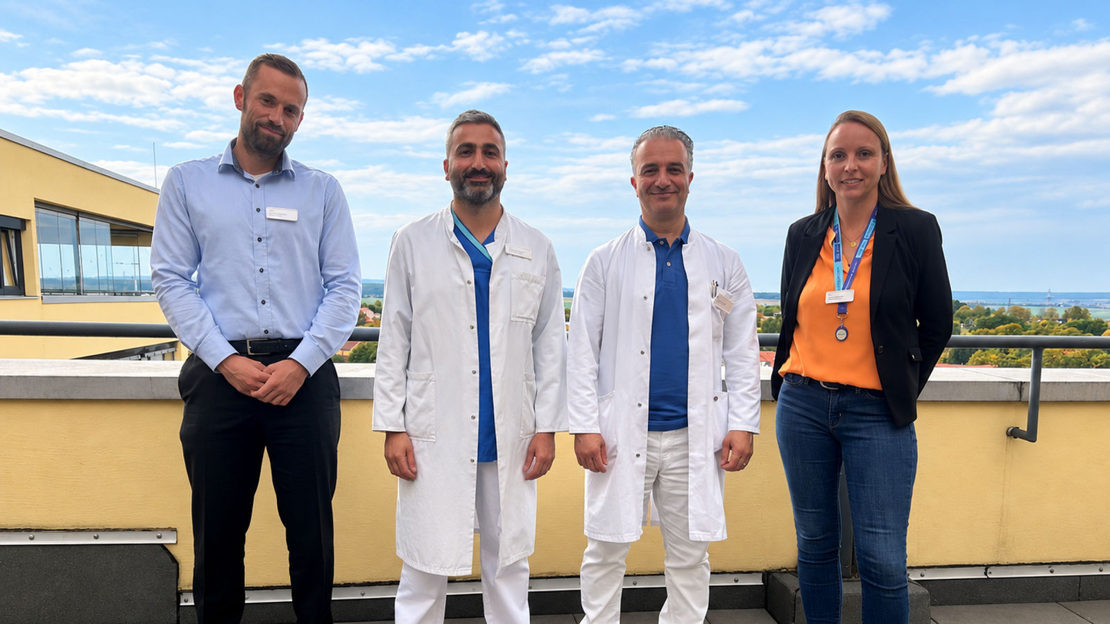 Gruppenbild neuer Chefarzt Gastroenterologie