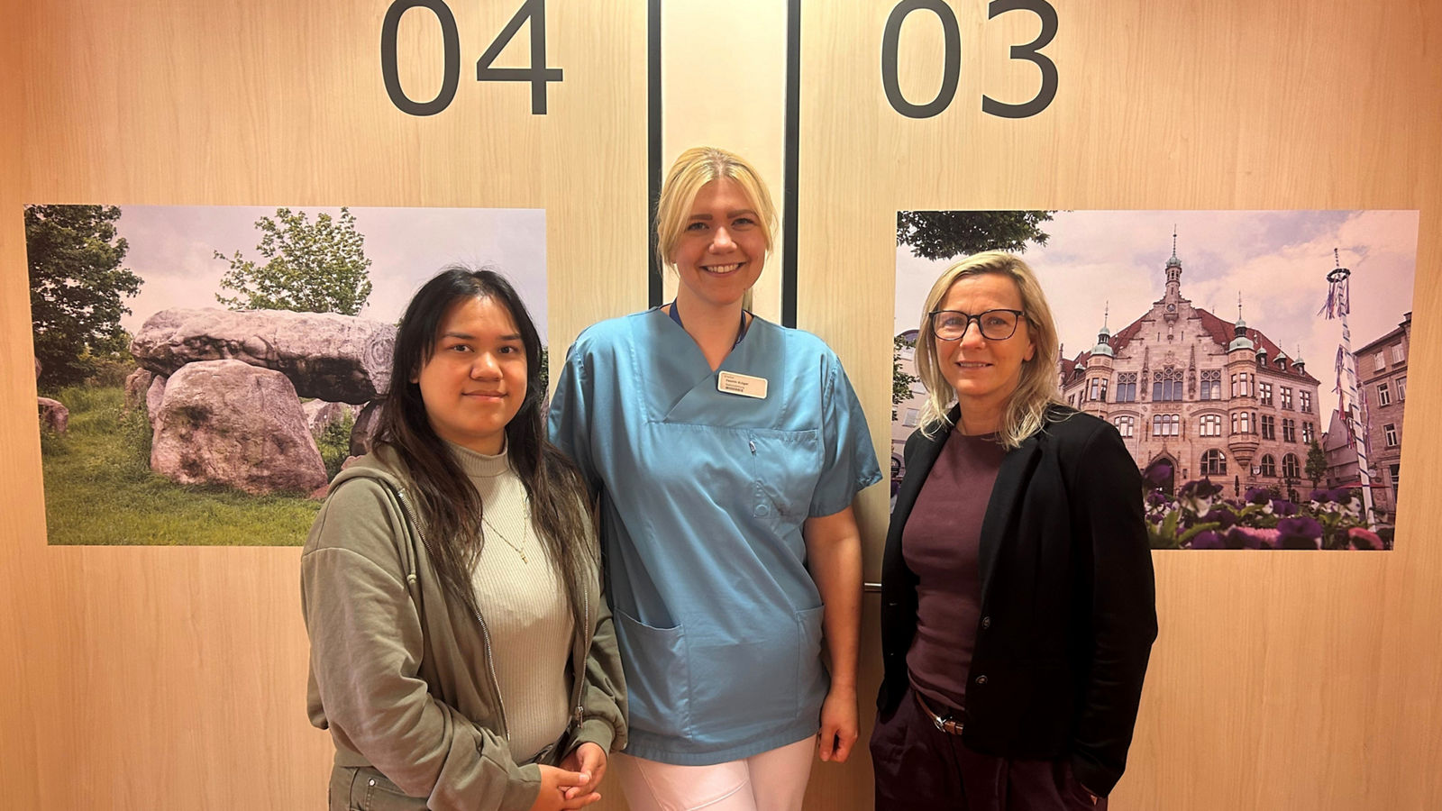 Beklebung Türen Geriatrie