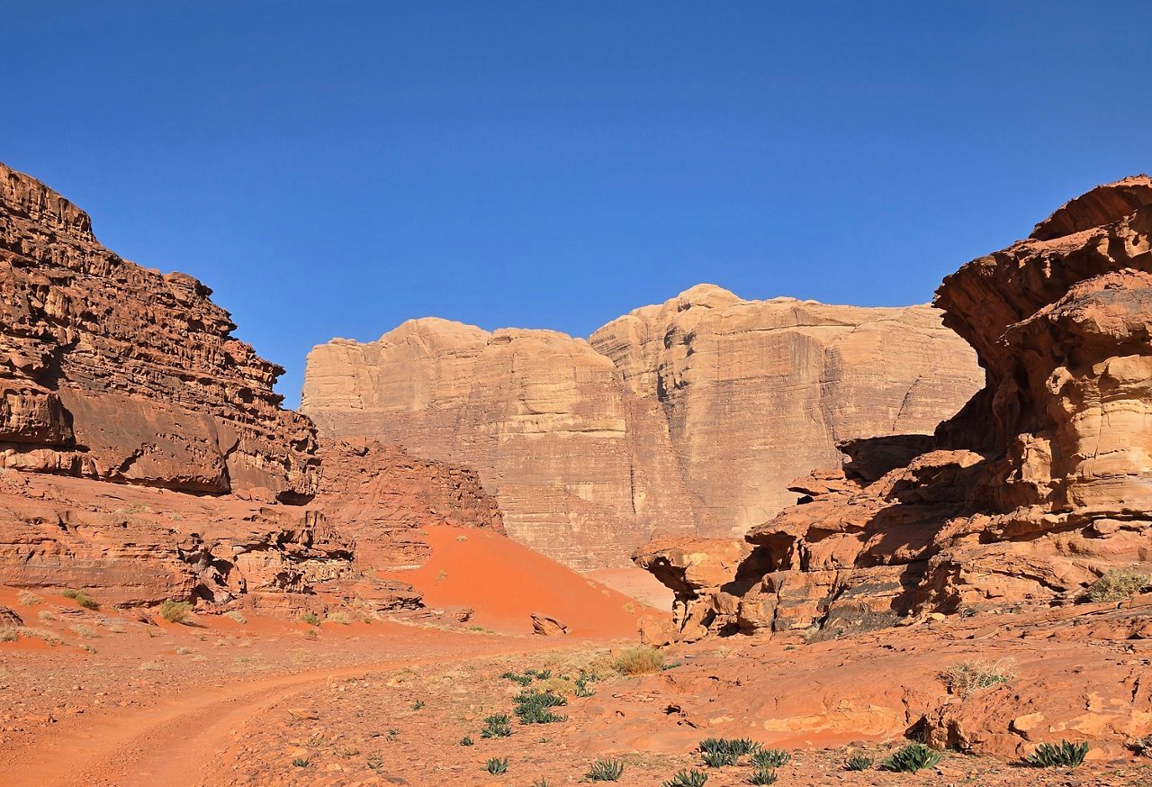 Wüste in Jordanien