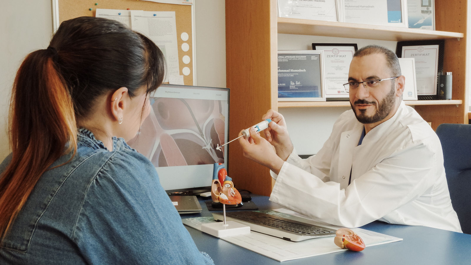 Arzt-Patient-Gespräch Kardiologie PFA