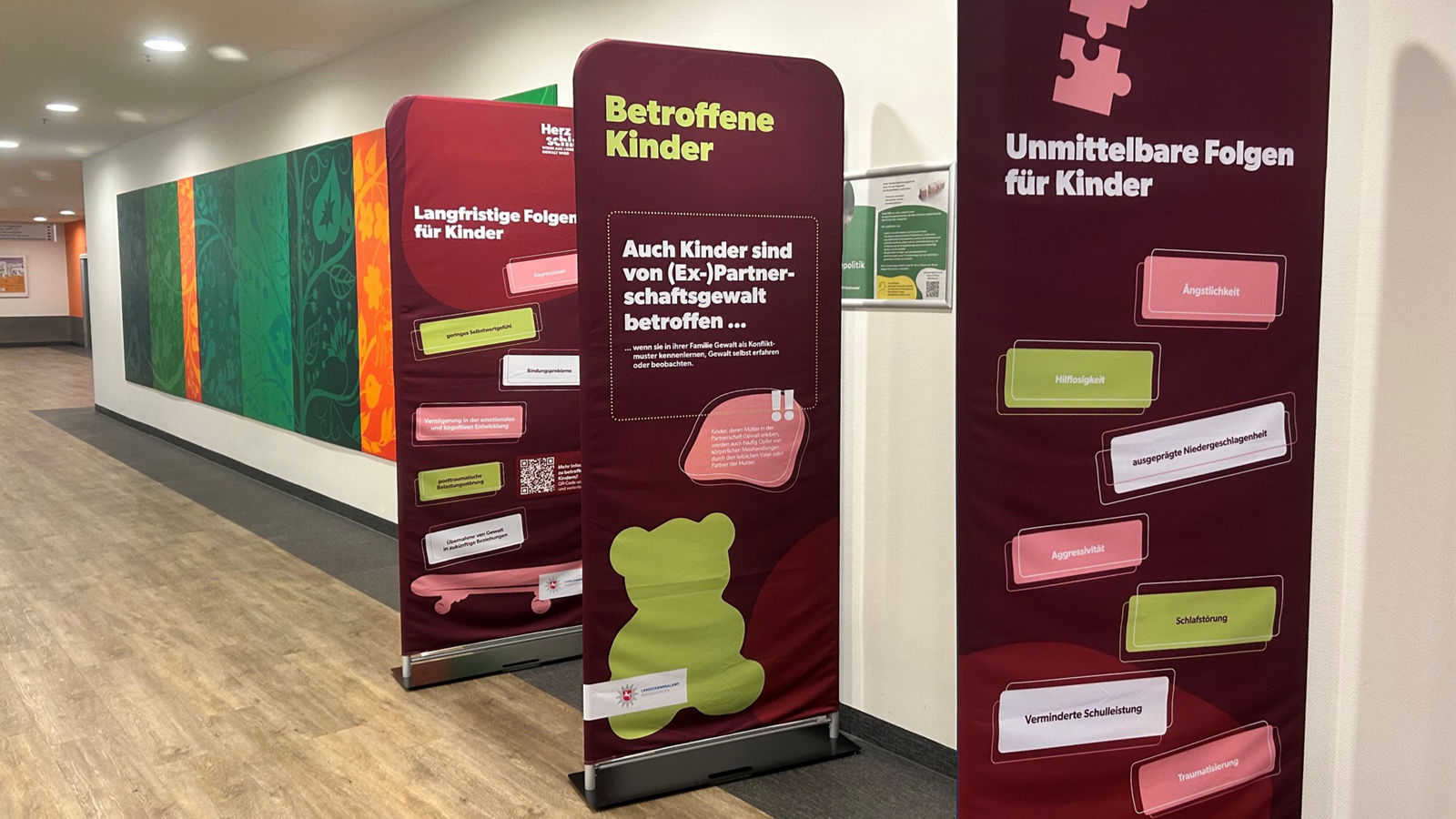 Ausstellung Herzschlag Gewaltprävention