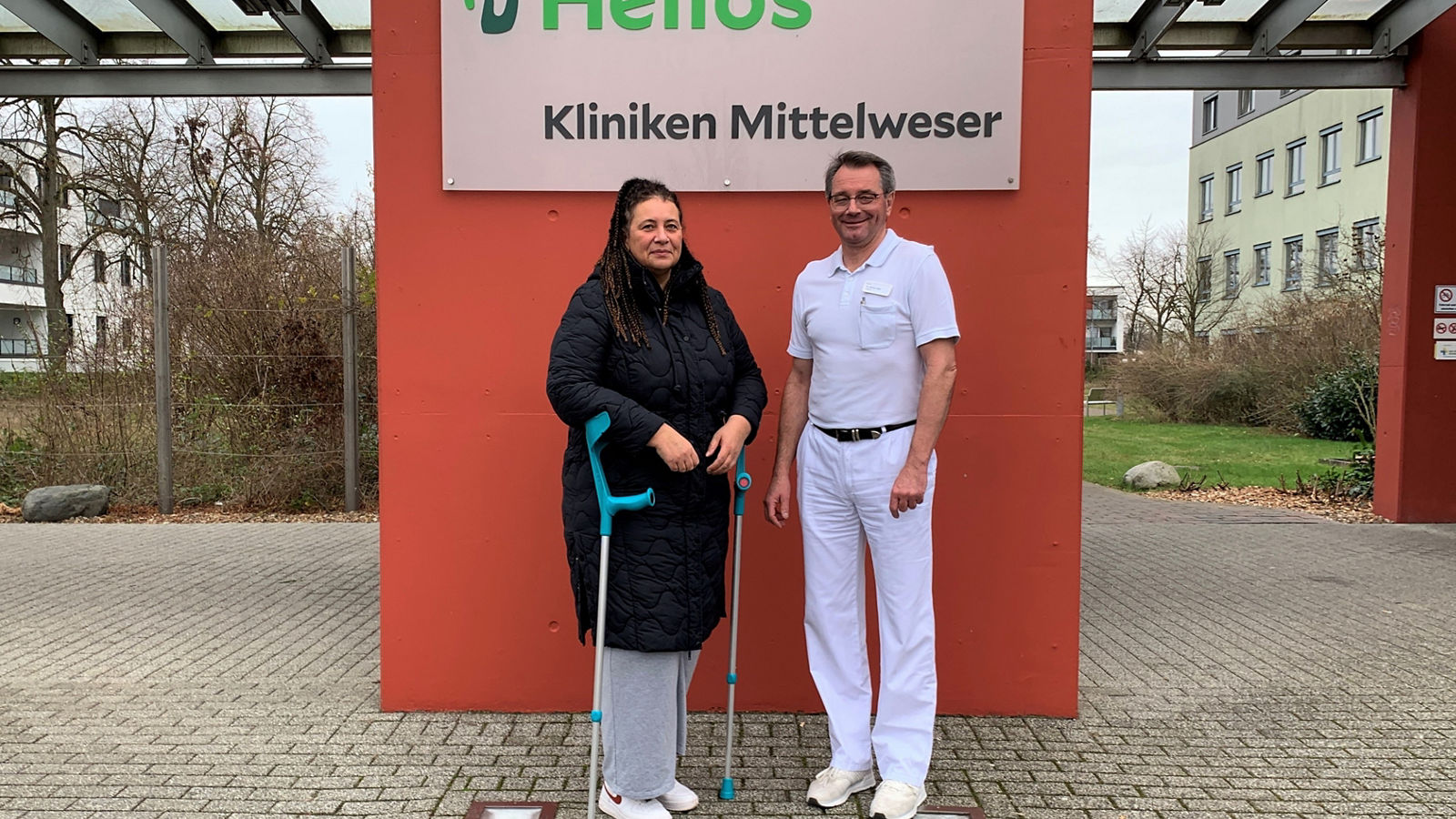 Patientin Prothese Webber-Touray