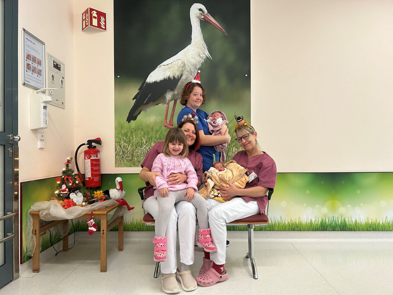 Doppeltes Weihnachtsglück an den Helios Kliniken Mittelweser