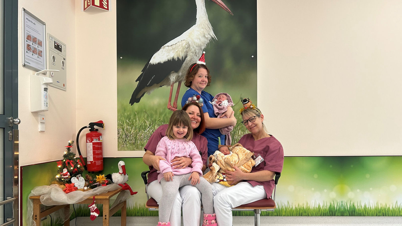Doppeltes Weihnachtsglück an den Helios Kliniken Mittelweser