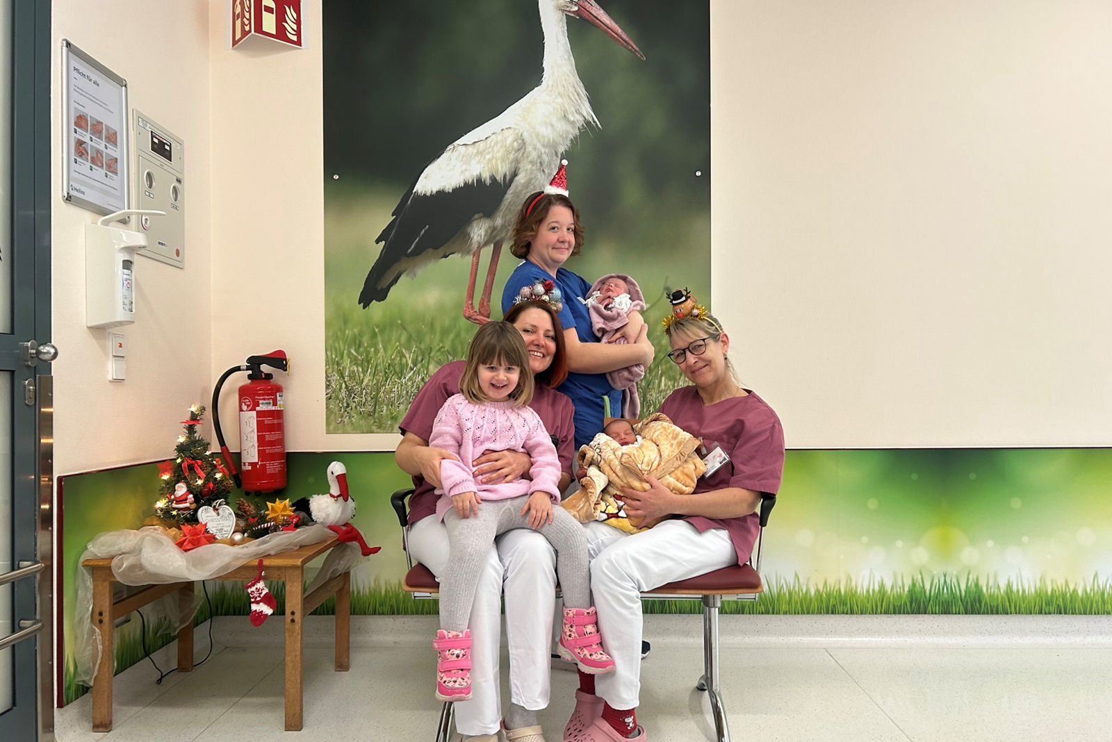 Doppeltes Weihnachtsglück an den Helios Kliniken Mittelweser