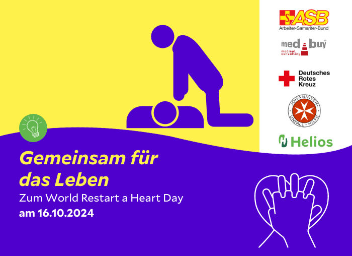 World Restart a Heart Day: „Gemeinsam für das Leben“  Reanimationstraining auf dem Nienburger Wochenmarkt