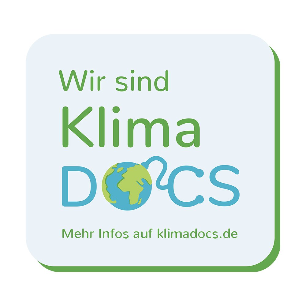 Logo - Klimadocs - Wir sind Klima DOCS - Mehr Infos auf klimadocs.de