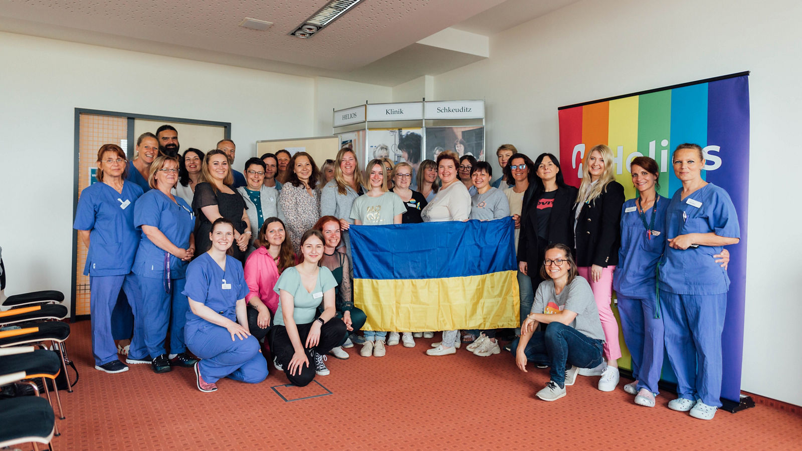 Helios Klinik Schkeuditz engagiert sich für ukrainische  Pflegekräfte