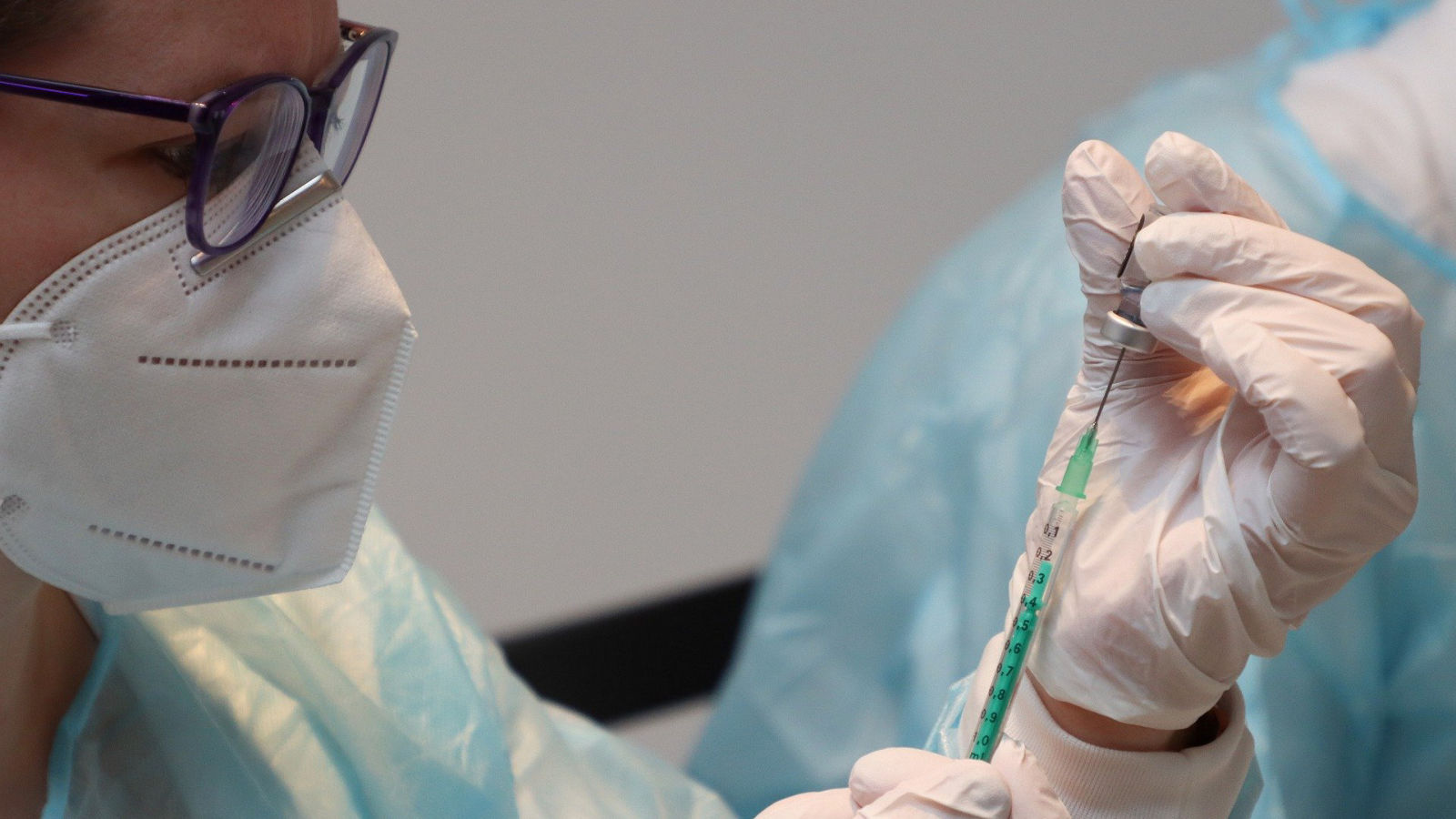 Impfaktion an der Helios Klinik Schkeuditz 