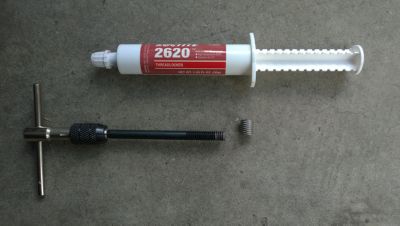 LOCTITE 2620 et filet rapporté