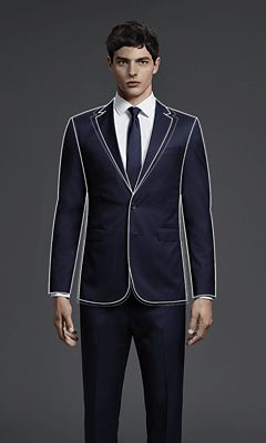 BOSS slim fit suit